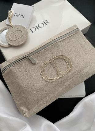 Dior велика косметичка + дзеркало1 фото