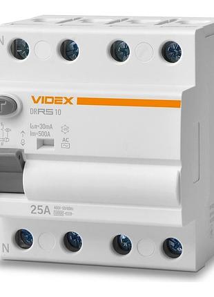 Диференційне реле videx resist ас 4п 30ма 10ка 25а
