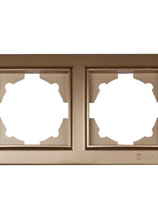 Рамка подвійна розкішно золотий enzo