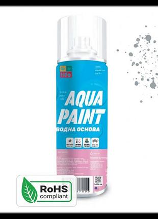 Фарба belife aqua paint сріблясто-сіра шовковисто матова (a125)