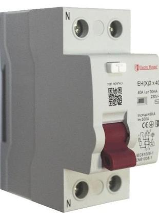 Узо 2p 40a 30ma 230-400v ip20