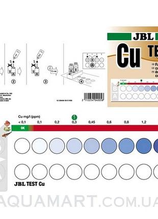 Jbl test cu - тест на вміст міді 3
