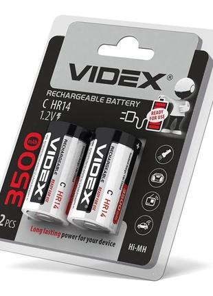 Акумулятори videx hr14/c 3500mah double blister/2шт