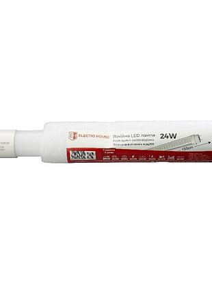 Led лампа лінійна t8 24w 6500k 2160lm 150 см
