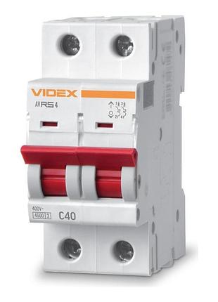 Автоматичний вимикач rs4 2п 40а с 4,5ка videx resist