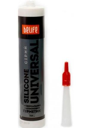 Універсальний силіконовий герметик (сірий su-312), 310 мл