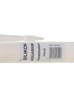 Клей-силікон для акваріума aquarium silikon 310 мл (прозорий)