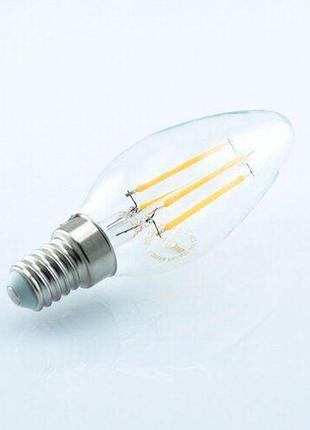 Світлодіодна лампа biom fl-305 c37 4w e14 2800k4 фото