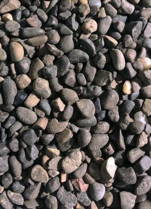 Галька річкова окатанная 6-8мм, 8 кг