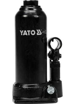 Домкрат гідравлічний пляшковий 5 тонн (212-468 мм) yato yt-1702