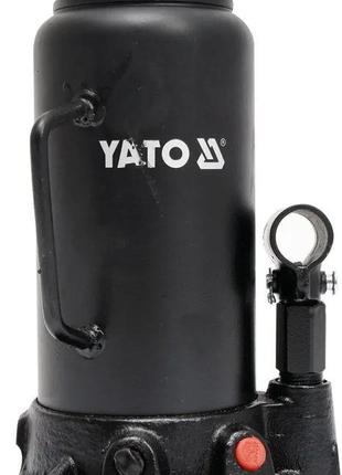 Домкрат гідравлічний пляшковий 15 тонн (230-462 мм) yato yt-17006