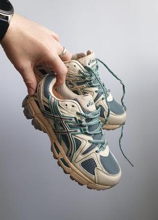 Asics gel - kahana 8  green beige2 фото