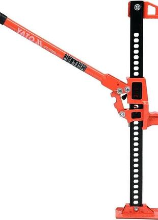 Домкрат рейковий із ручним важелем 3 т. 130-700 мм yato yt-17260