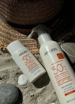 ☀️ эмульсия- 076 anubis с anti-aging эффектом spf 50 50ml💫2 фото