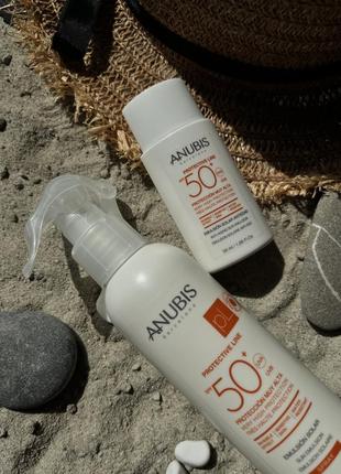 ☀️ эмульсия- 076 anubis с anti-aging эффектом spf 50 50ml💫3 фото