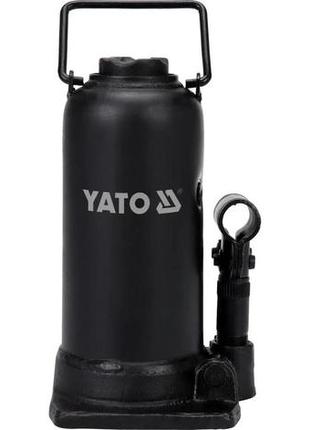 Домкрат гідравлічний пляшковий 12 тонн (230-505 мм) yato yt-17045