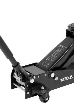 Домкрат підкатний 3т двоплунжерний (h:130-465 mm) швидкий підй...