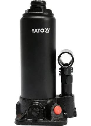 Домкрат гідравлічний пляшковий 3 тонн (194-374 мм) yato yt-17001