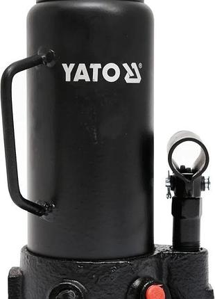 Домкрат гідравлічний пляшковий 12 тонн (230-465 мм) yato yt-17005