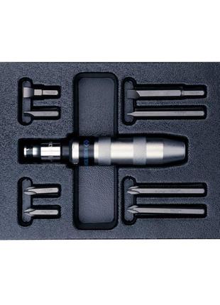 Набір викрутка ударна з бітами 9 предметів king tony 9-4128fr