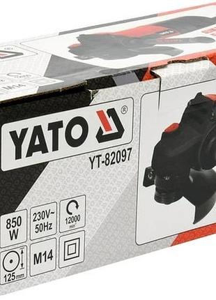 Шліфмашина кутова 125 мм yato yt-820974 фото