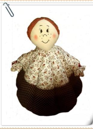 Эксклюзивная баба-грелка для чайника пелагея, авторская ручная работа