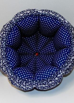 Грелка для чайника синяя