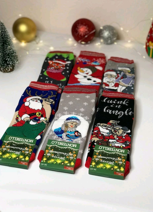 ❄️теплі, зимові новорічні шкарпетки -