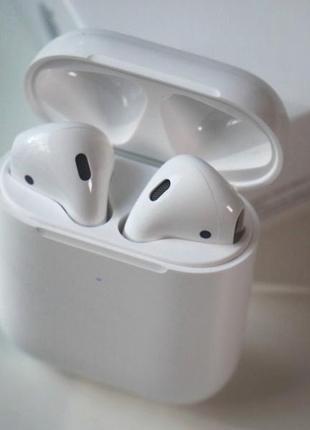 Навушники apple airpods 2 з бездротовою зарядкою