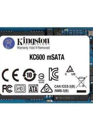 Ssd msata kingston kc600 256 gb