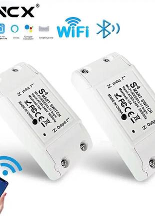 Wifi реле для розумного будинку wi-fi smart switch 10 а, розум...