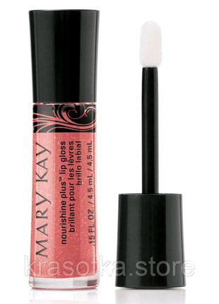 Блиск для губ яскравий персик/peach glow mary kay nourishine plus