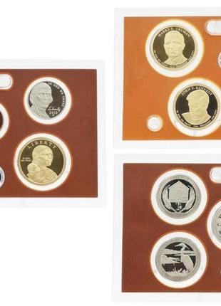 Сша набір із 15 монет 2015 «президенти, парки,» proof