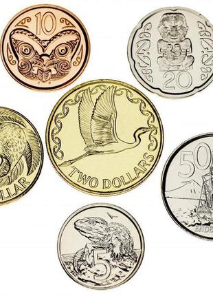 Новапиння-набір із 6 монет 2000-2010 unc 5, 10, 20, 50 мілігра...