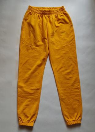 Женские спортивные желтые штаны джоггеры