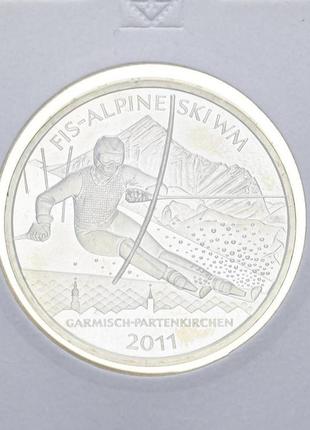 Німеччина 10 євро 2010 «міжний турнір із катання на лижах» срі...