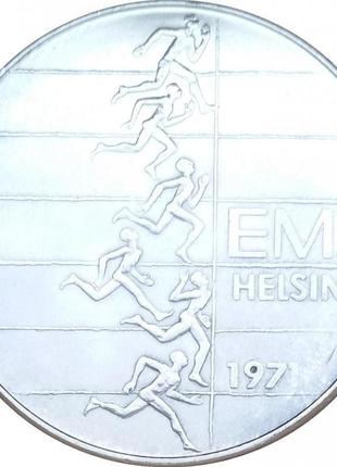 Фінляндія 10 марок 1971 «чемпіонат європи по легкій атлетиці в...