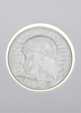 Польща 5 златих 1934 срібло f-vf