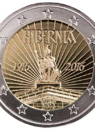 Ірландія 2 євро 2016 «100 років республіці» unc (km#88)