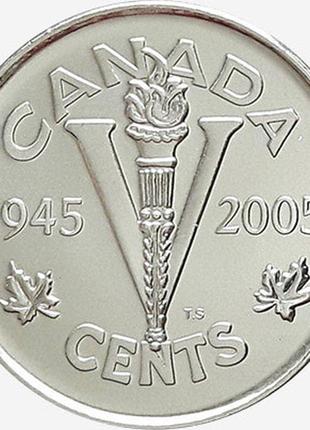 Канада 5 млн 2005 «60 років перемоги у другій світовій війні» ...