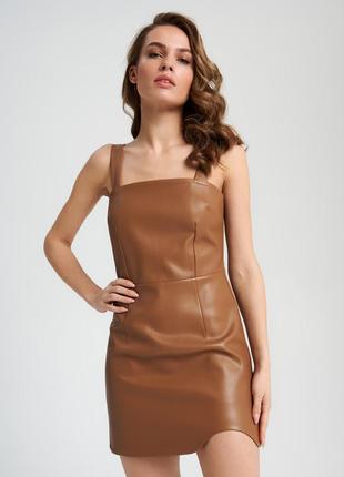 Нова! сукня з екошкіри міні