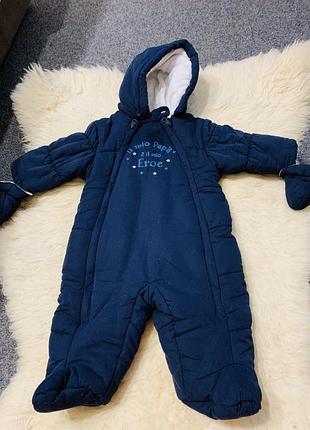 Зимний комбинезон детский, размер 68 см