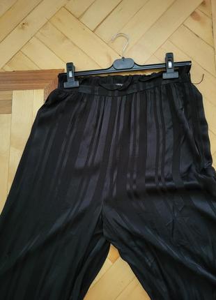 Штани брюки жіночі широкі палаццо на літо в полоску2 фото