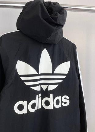 Жіноча куртка/ вітровка adidas originals big logo оригінал5 фото