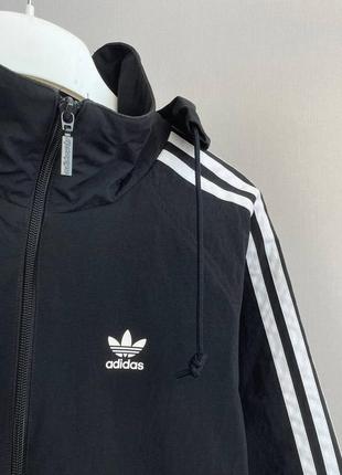 Жіноча куртка/ вітровка adidas originals big logo оригінал6 фото