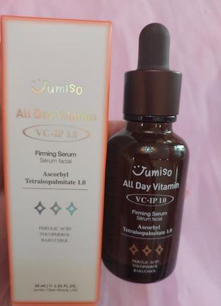 Антивікова сироватка для обличчя з вітаміном с jumiso all day vitamin vc-ip 1.0 firming serum 30ml