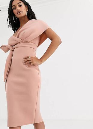 Шикарное платье из неопрена asos disign6 фото