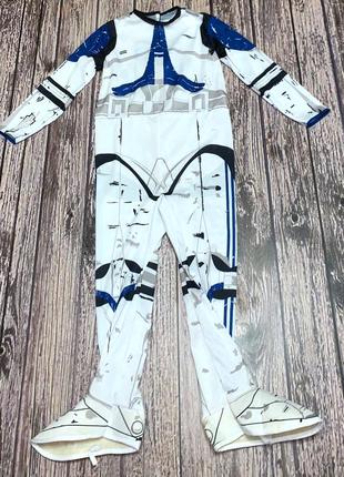 Новогодний костюм star wars с маской для мальчика 7-8 лет, 122-128 см3 фото
