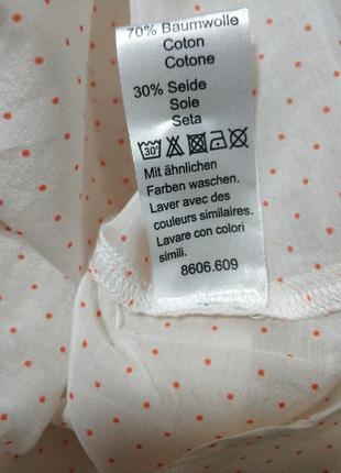 Ellen amber  шовк seta silk легка тонка блуза блузка сорочка рубашка котон шовк бренд ellen amber, р.xxl7 фото