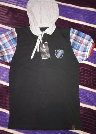 Футболка с капюшоном, м-xxl, турция.